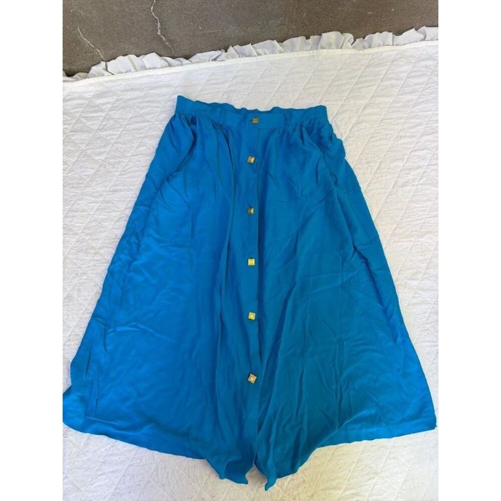 Vintage electric blue skirt